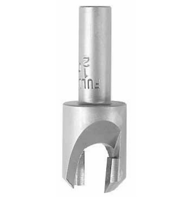 WL Fuller 1/2" Shank Carbide Tipped Two Flute Plug Cutters 3/4" - 1-1/2"