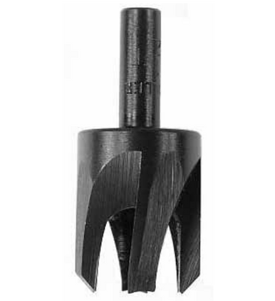 WL Fuller 1/4" Shank Tapered Plug Cutters 1/4" - 5/8"