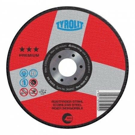 Tyrolit PREMIUM 2 in 1 Wheels for Steel Application - Type 27 (Pack of 10)