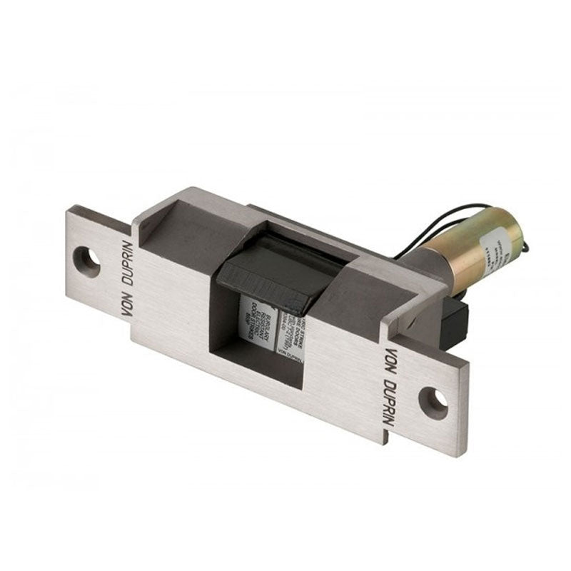 Von Duprin 6211WF 24V 32D Electric Strike, Fail Secure, 24VDC, 4-7/8" x 1-1/4" Faceplate, Fire-rated, For Cylindrical or Mortise Locks, Satin Stainless Steel