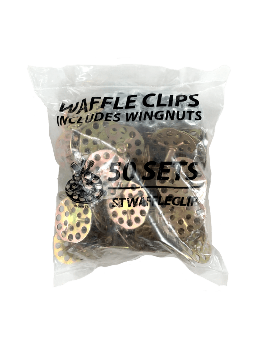 Waffle Clips with Wingnuts