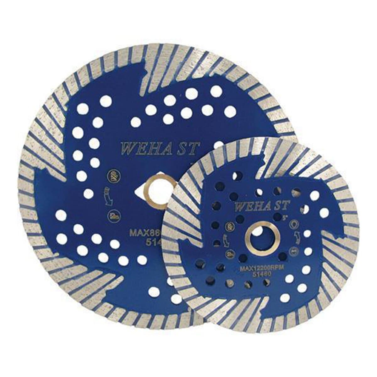 WEHA 6" ST Side Cut Quad Diamond Turbo Blade