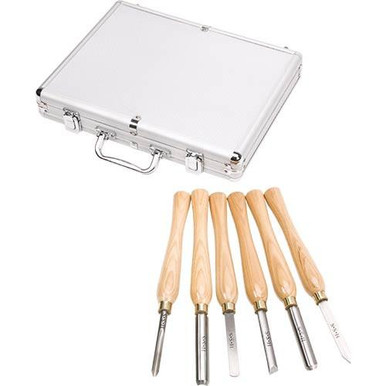 Woodstock Shop Fox 6 pc. HSS Lathe Chisel Set D3783